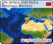 gite detape chez moha satellite map