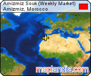 Amizmiz Souk (Weekly Market) satellite map