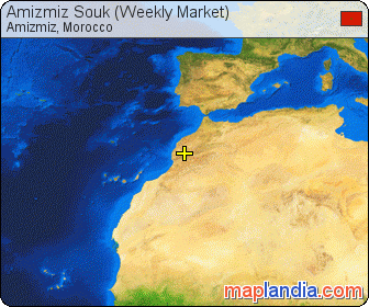 Amizmiz Souk (Weekly Market) satellite map