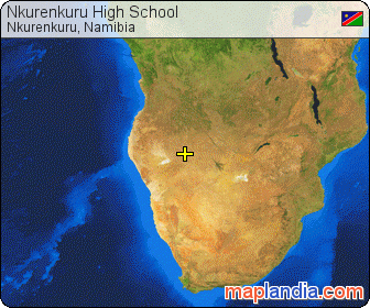 Nkurenkuru High School satellite map