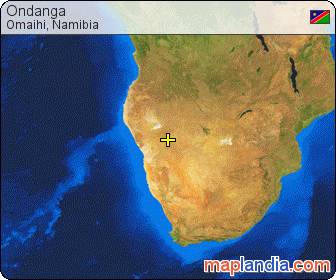 Ondanga satellite map