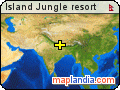 Island Jungle resort satellite map