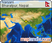 Naryani satellite map
