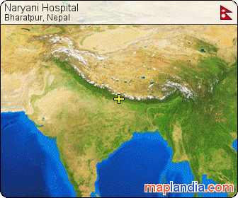 Naryani Hospital satellite map