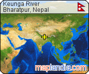 Keunga River satellite map
