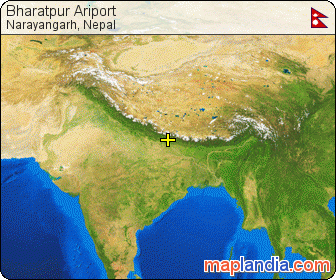 Bharatpur Ariport satellite map