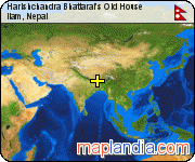 Harishchandra Bhattarai's Old House satellite map