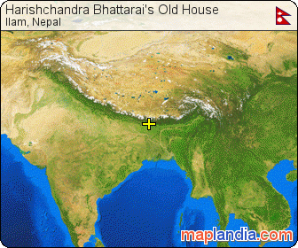 Harishchandra Bhattarai's Old House satellite map