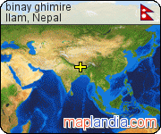 binay ghimire satellite map