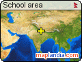 School area satellite map