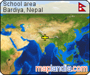 School area satellite map