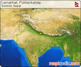 Lamakhali, Pokhsrikanda satellite map