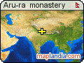 Aru-ra  monastery satellite map