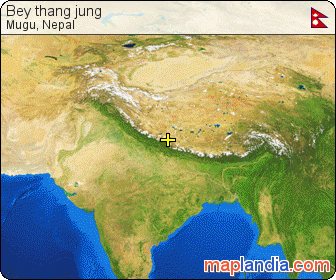 Bey thang jung satellite map