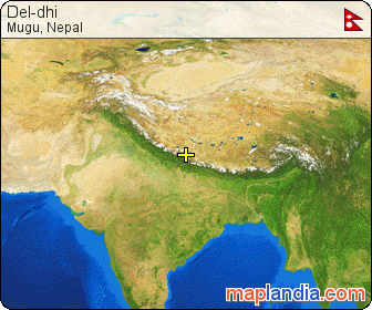Del-dhi  satellite map