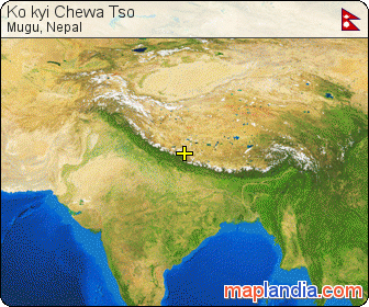 Ko kyi Chewa Tso satellite map
