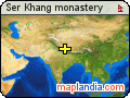 Ser Khang monastery satellite map