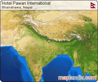 Hotel Pawan International satellite map