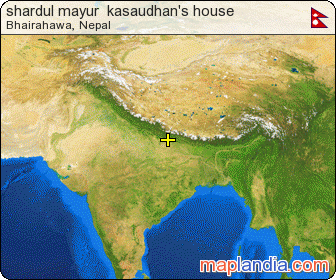 shardul mayur  kasaudhan's house satellite map