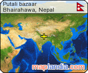 Putali bazaar satellite map