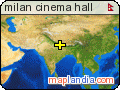 milan cinema hall satellite map