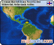 Curacao Marriott Beach Resort & Eme satellite map