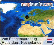 Van Brienenoordbrug satellite map