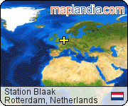 Station Blaak satellite map