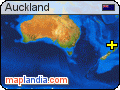 Auckland satellite map