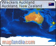 Wreckers Auckland satellite map