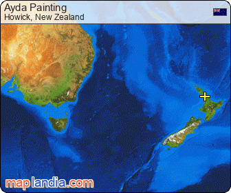 Ayda Painting satellite map