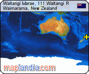 Waitangi Marae, 111 Waitangi R satellite map