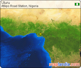 Uturu satellite map