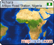 Achara satellite map
