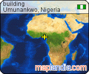 building satellite map