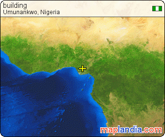 building satellite map