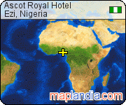 Ascot Royal Hotel satellite map