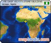 LATE CHIEF ATUYOTA STOREY-BUILDING  satellite map