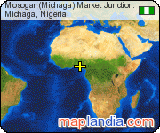 Mosogar (Michaga) Market Junction. satellite map