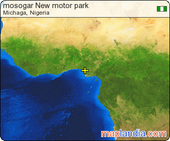 mosogar New motor park satellite map