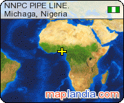 NNPC PIPE LINE. satellite map