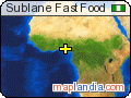 Sublane Fast Food satellite map