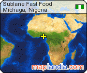Sublane Fast Food satellite map