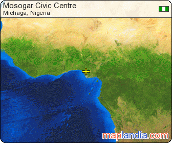 Mosogar Civic Centre satellite map