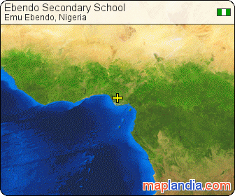 Ebendo Secondary School satellite map