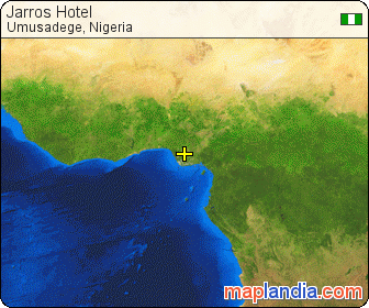 Jarros Hotel satellite map