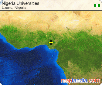 Nigeria Universities satellite map