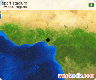 sport stadium satellite map