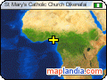 St Mary's Catholic Church Dikenafai satellite map