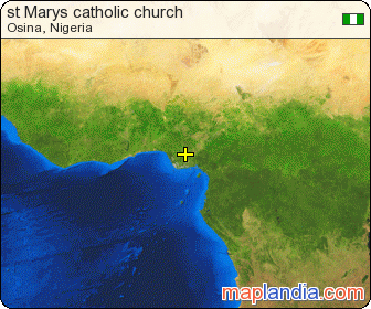 st Marys catholic church satellite map